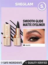SHEGLAM EZ Glide Matte Eyeliner Pencil Highly Pigmented Black Smoky Eyes