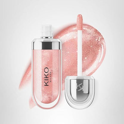 KIKO Milano 3D Hydra Lip Gloss – High Shine, Hydrating, Plumping, Non-Sticky, Moisturizing Lip Makeup