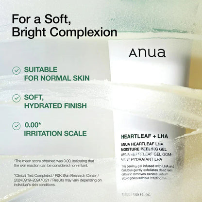 Anua Heartleaf LHA Moisture Peeling Gel