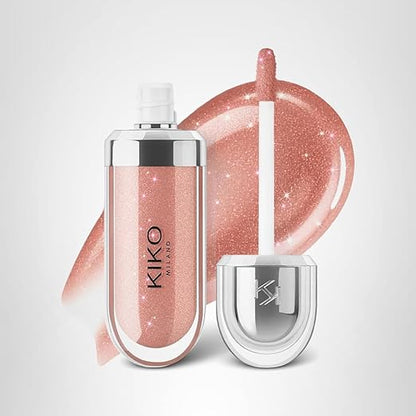 KIKO Milano 3D Hydra Lip Gloss – High Shine, Hydrating, Plumping, Non-Sticky, Moisturizing Lip Makeup