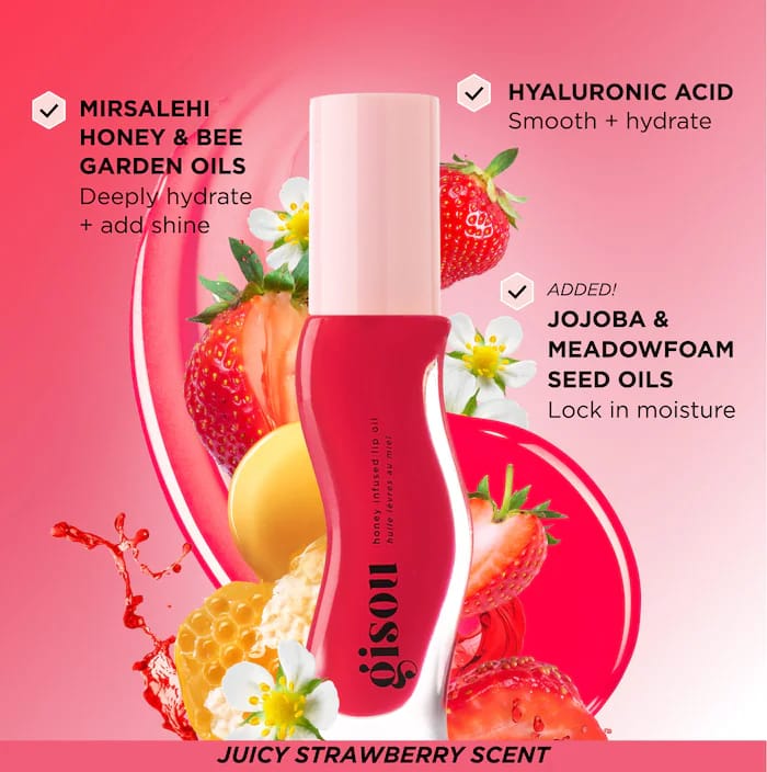 Gisou Honey Infused Hydrating Lip Oil
