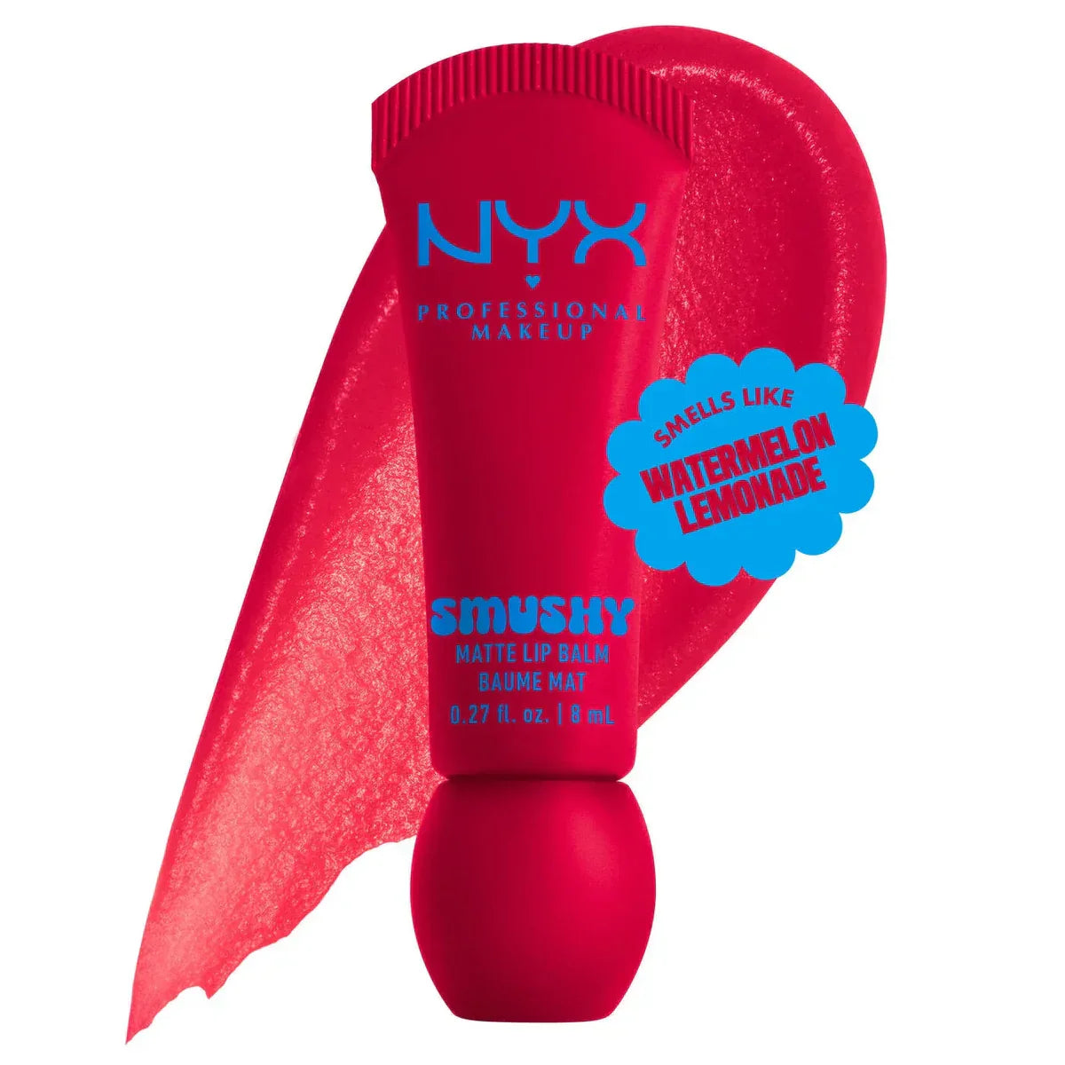 NYX Smushy Matte Lip Balm, Tinted Lip Moisturizer with Soft, Matte Finish