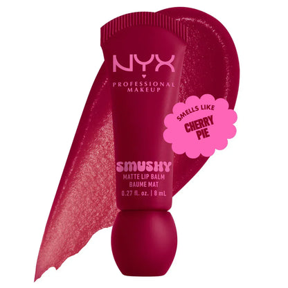 NYX Smushy Matte Lip Balm, Tinted Lip Moisturizer with Soft, Matte Finish