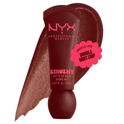 NYX Smushy Matte Lip Balm, Tinted Lip Moisturizer with Soft, Matte Finish