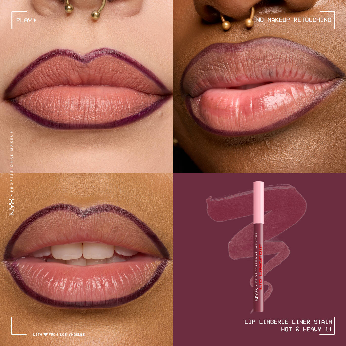 NYX professional makeup Lip Lingerie Lip Liner Stain